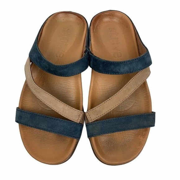 Strive Womens Trio Slides Sandals Slip On 5.5-6 - Picture 3 of 11